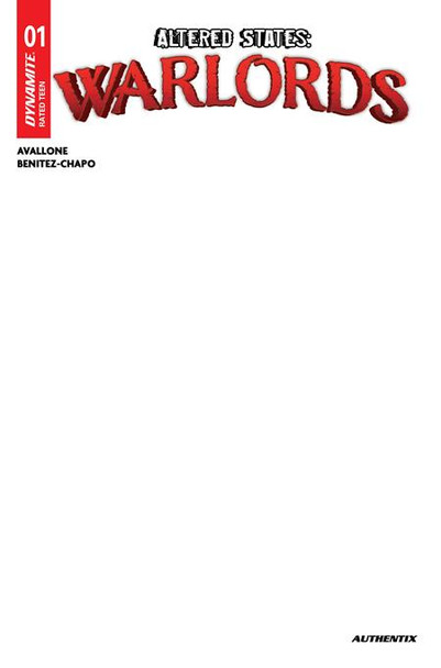 ALTERED STATES WARLORDS #1 CVR E BLANK AUTHENTIX