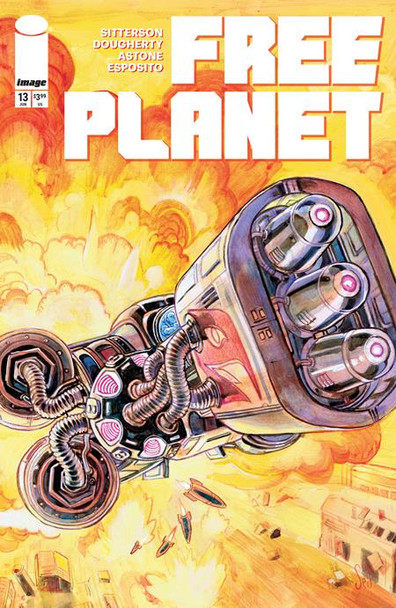 FREE PLANET #13 CVR B JED DOUGHERTY