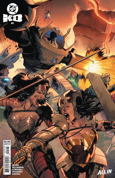 DC K.O. #1 (OF 5) Fourth Printing Cvr B Javi Fernandez Connecting Card Stock Var