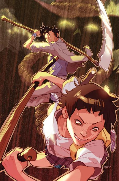 GOTHAM ACADEMY FIRST YEAR #6 (OF 6) CVR B KARL KERSCHL CARD STOCK