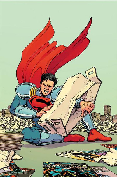SUPERMAN #39 CVR D CHRIS BURNHAM CARD STOCK (THE REIGN OF THE SUPERBOYS)