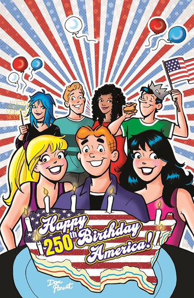 ARCHIE COMICS CELEBRATES AMERICAS 250TH (ONE SHOT) CVR D DAN PARENT FOIL FULL ART VAR