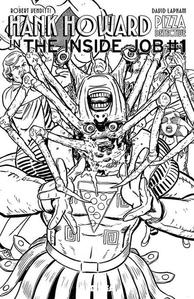 HANK HOWARD PIZZA DETECTIVE THE INSIDE JOB #1 (ONE SHOT) CVR E DAVID LAPHAM CARPENTER HOMAGE VAR