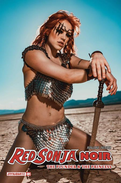 RED SONJA NOIR THE PLUNDER AND THE PRINCESS #1 (ONE SHOT) CVR C COSPLAY MOLLY STEWART VAR