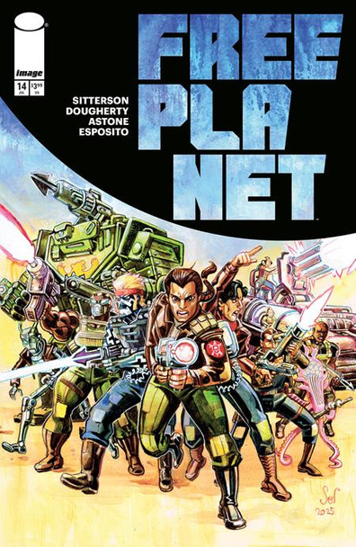 FREE PLANET #14 CVR A JED DOUGHERTY