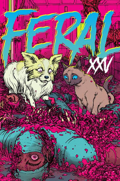 FERAL #25 CVR C CHRIS BURNHAM & RICO RENZI VAR