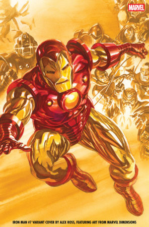 IRON MAN #7 ALEX ROSS MARVEL DIMENSIONS VAR