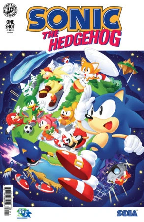 SONIC THE HEDGEHOG 35TH ANNIVERSARY SPECIAL CVR B HAMMERSTROM