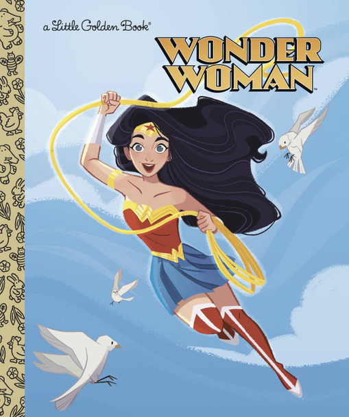 DC SUPER HEROES WONDER WOMAN LITTLE GOLDEN BOOK HC
