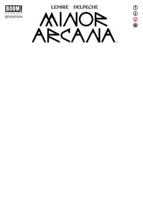 MINOR ARCANA #17 CVR C BLANK SKETCH