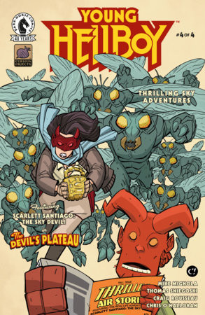 YOUNG HELLBOY THRILLING SKY ADVENTURES #4  CVR A ROUSSEAU