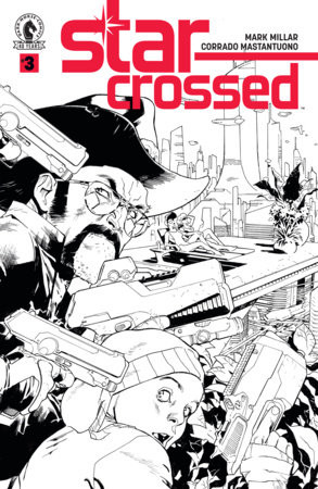 STAR-CROSSED #3 CVR B B&W  IMMONEN
