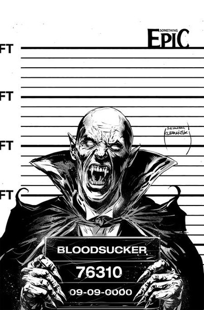 SOMETHING EPIC #14 CVR C SZYMON KUDRANSKI RAW ART VAR