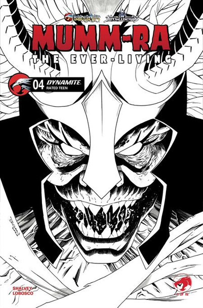 MUMM-RA THE EVER LIVING #4 CVR K DECLAN SHALVEY LINE ART VAR