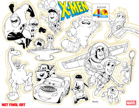 X-MEN #37 ROGE ANTONIO PIXAR 40TH VAR