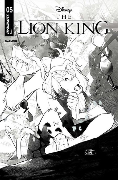 LION KING #5 CVR I EDWIN GALMON LINE ART VAR