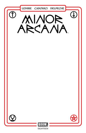 MINOR ARCANA #18 CVR C BLANK SKETCH 