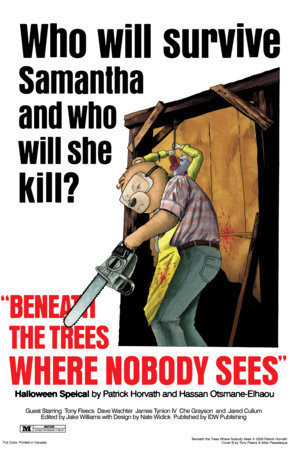 BENEATH THE TREES WHERE NOBODY SEES HALLOWEEN SPECIAL CVR B FLEECS MOVIE HOMAGE 