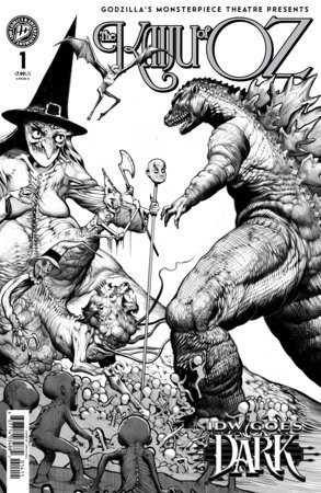 GODZILLA’S MONSTERPIECE THEATRE PRESENTS THE KAIJU OF OZ CVR D AYALA IDW GOES DARK