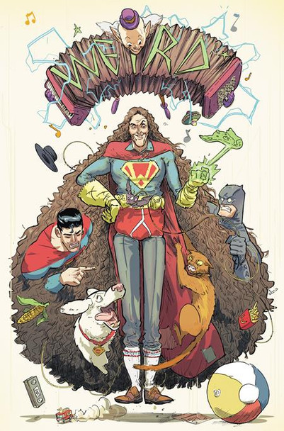 BATMAN SUPERMAN WEIRD AL WORLDS WEIRDEST #1 (ONE SHOT) CVR C RILEY ROSSMO CARD STOCK VAR