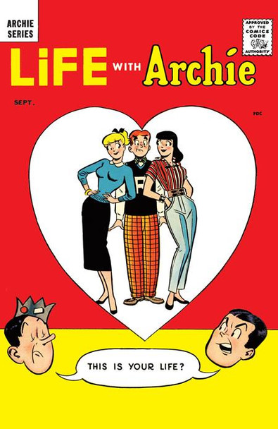  LIFE WITH ARCHIE #1 FACSIMILE CVR D HARRY LUCEY TERRY SZENICS FOIL VAR 