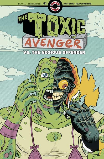 TOXIC AVENGER VS THE NOXIOUS OFFENDER #1 (OF 5) CVR A MATT BORS 