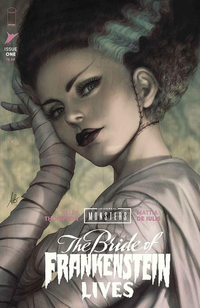 UNIVERSAL MONSTERS BRIDE OF FRANKENSTEIN LIVES #1 (OF 4) CVR J STANLEY ARTGERM LAU FOIL VAR