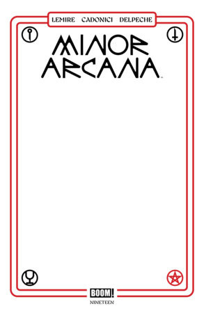 MINOR ARCANA #19 CVR C BLANK SKETCH 