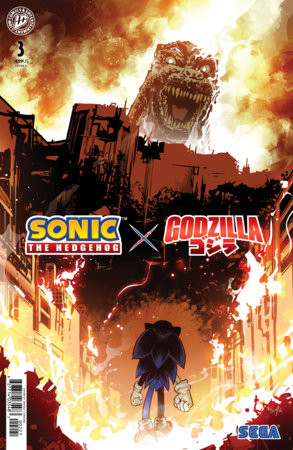 SONIC THE HEDGEHOG X GODZILLA #3 CVR B CIZMESIJA