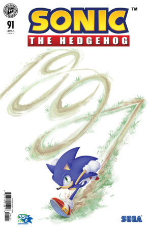 SONIC THE HEDGEHOG #91 CVR B HAINES
