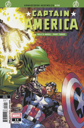 CAPTAIN AMERICA #14 DAVID YARDIN 2ND PRINTING VAR
