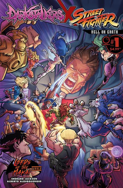 DARKSTALKERS X STREET FIGHTER HELL ON EARTH #1 (ONE SHOT) CVR A ALBERTO ALBURQUERQUE