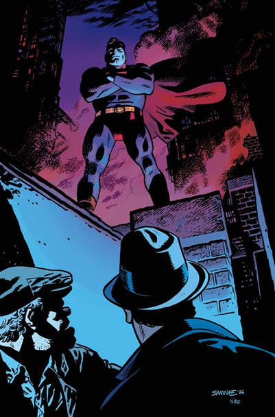 SUPERMAN THE STRANGER #4 (OF 6) CVR B CHRIS SAMNEE CARD STOCK VAR