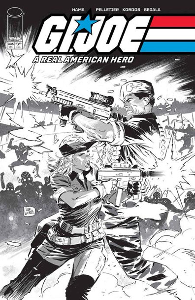 GI JOE A REAL AMERICAN HERO #335 CVR B LEE WEEKS B&W VAR