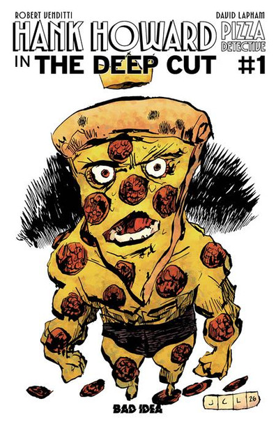 HANK HOWARD PIZZA DETECTIVE THE DEEP CUT #1 (ONE SHOT) CVR C PIZZA JESSE LONERGAN VAR