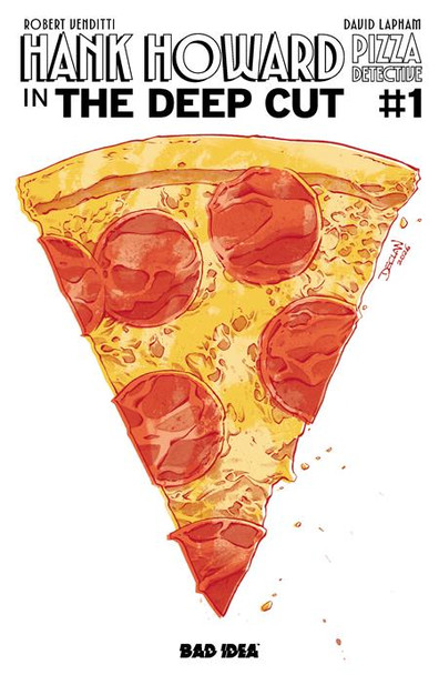 HANK HOWARD PIZZA DETECTIVE THE DEEP CUT #1 (ONE SHOT) CVR F PIZZA  DECLAN SHALVEY VAR 