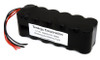 Tenergy 14.4V 10000mAh NiMH Battery Pack, 12S1P, 144.0Wh, 10A Rate. Custom NTC, PTC, connectors, or configs available.