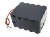 Tenergy 24V 13000mAh NiMH Battery Pack, 20S1P, 312.0Wh, 13A Rate. Custom NTC, PTC, connectors, or configs available.