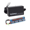 Tenergy smart AC charger kit with a 9.6V rechargeable battery pack for convenient airsoft power management.
