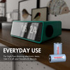 Tenergy NiMH rechargeable batteries used in a digital alarm clock for consistent everyday household device performance.