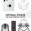 Versatile AA and AAA batteries providing optimal power for everyday devices like remotes, clocks, and mice.