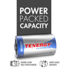 Tenergy Primary Lithium Thionyl Chloride Battery 1/2 AA 3.6V 1200mAh (ER14250) (non Rechargeable) - 4 Pack