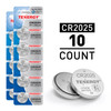 Tenergy CR1225 batteries in 10-count for long-lasting power in small electronic devices.