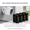 Premium High Capacity Rechargeable Batteries (16-Pack) Arlo Certified Li-ion 3.7V 750mAh