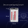 12-Pack, Tenergy 9V Lithium Battery, 1200mah with 10 years shelf life - [Non-Rechargeable]