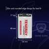 120-Pack, Tenergy 9V Lithium Battery, 1200mah with 10 years shelf life - [Non-Rechargeable]
