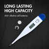 High-capacity LR41 button cell batteries offer long-lasting performance for home medical thermometers.