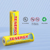 Tenergy Solla Premium Rechargeable NiMH AA Battery, 1300mAh Solar Batteries for Solar Garden Lights, 20 PCS, UL Certified