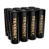 This 12-Pack of NiMH AA rechargeable batteries are for powering everyday household electronics.