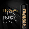 Tenergy 1100mAh AAA rechargeable batteries feature ultra energy density for extended runtime in portable gadgets.